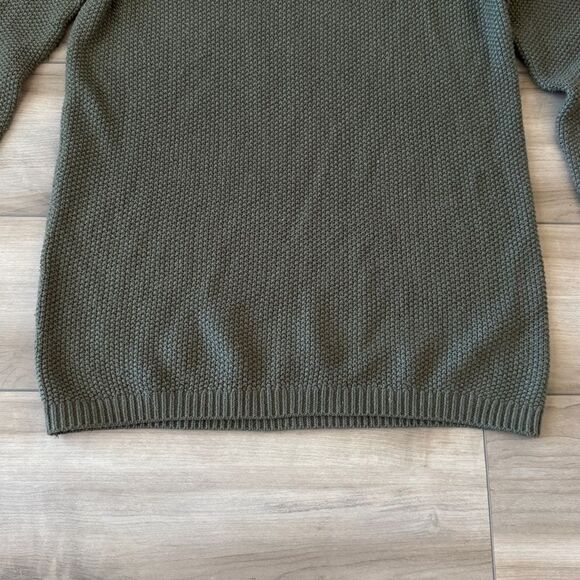 H&M Divided Pullover Olive Green Sweater Medium - Picture 3 of 7